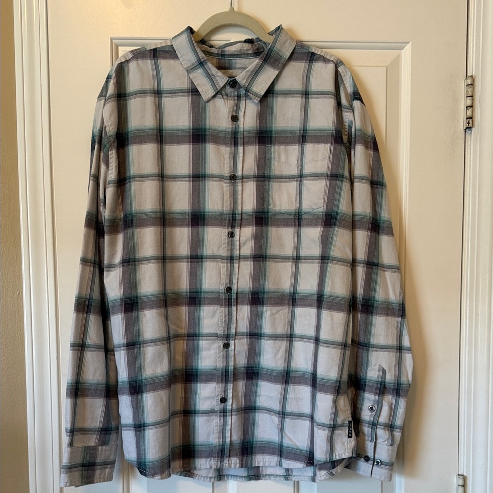 Men's Prana Plaid Buttondown